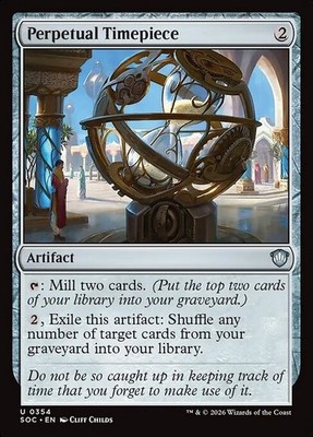 *MtG: 4x Perpetual Timepiece - Commander Secrets of Strixhaven UC - magicman*