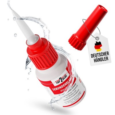 Sekundenkleber extra stark, wasserfest,dünnflüssig,Softbottle Spezialverschluss