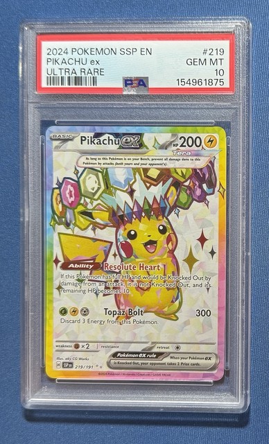 Pikachu ex #219 (Surging Sparks (2024))
