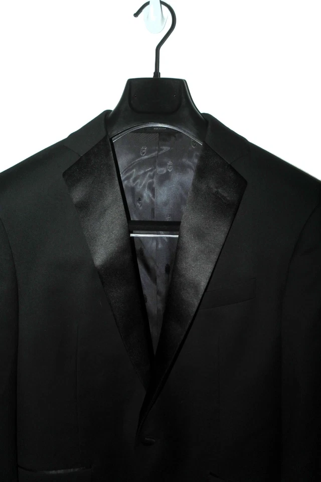 NUEVO SIN ETIQUETAS Para hombres 40S JOHN VARVATOS Star EE. UU. Bedford LNT Chaqueta de Cena Negra Esmoquin Foto 4 de 4