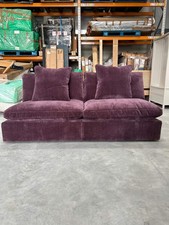 John Lewis Mellow Grand 4 Seater Sofa, soft chenille, Aubergine