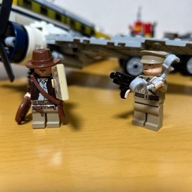 LEGO Indiana Jones Peril in Peru 7628 & Indiana Jones Motorcycle Chase 7620 Used