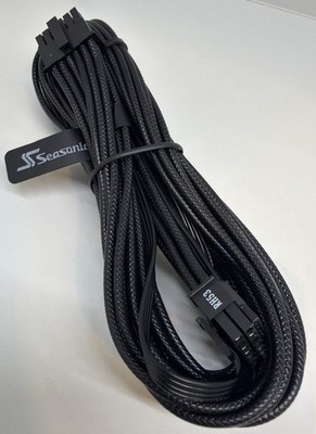 SeaSonic 12V-2x6 (12+4 Pins auf 12+4 Pins) Gesamtlänge - 700mm Kabel