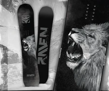 MEN'S RAVEN "LION" ALL-MOUNTAIN SNOWBOARD - 159CM/62" LONG