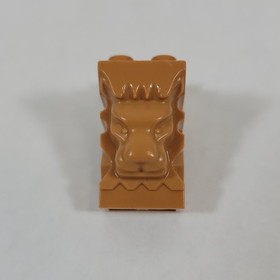 LEGO Modified Lion Head Medium Nougat Brick Part 30274 Prince Of Persia 7572