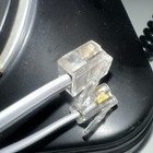 Gray Flat RJ-11 Telephone Cable Less Than 10ft DSL/Phone Male to Male — photo 2