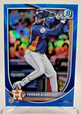 2025 Bowman Chrome - Yordan Alvarez #81 True Blue /150 Houston Astros 