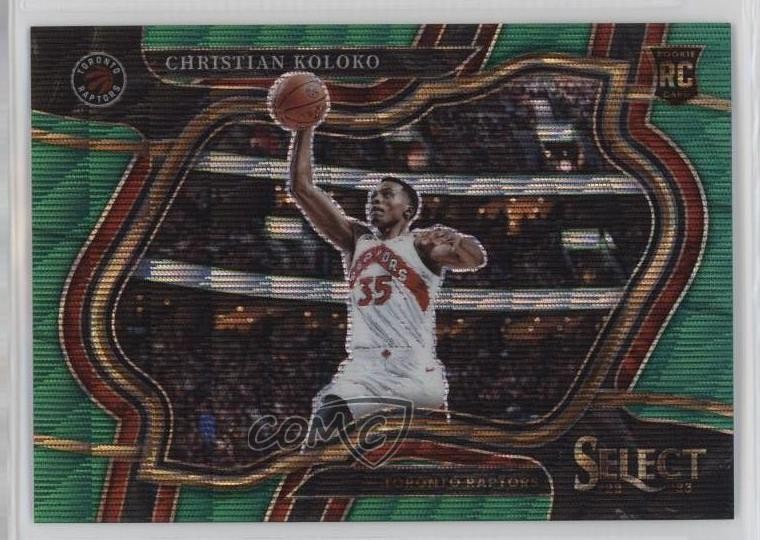 2022 Select Courtside Green Wave Prizm 18/50 Christian Koloko #297 Rookie RC 7n6