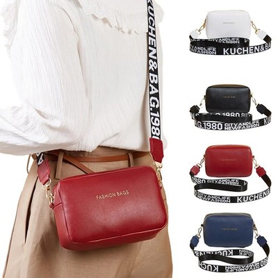 Tasche Tägliche Ausflüge Reißverschluss Brief Bedruckt Horizontal Große Kapazität PU Leder