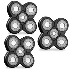 3PCS Head Shaver for freebird replacement blades, 5 Cutter Floating Head Wate...