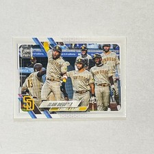 2021 Topps #323 Slam Diego San Diego Padres 4 Games 4 Slams Card