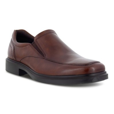 ECCO Men's Helsinki 2.0 Apron Toe Slip-on Cognac Leather - 500154-01053, Cognac