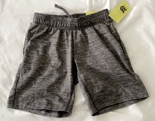 All In Motion Gray Boys Athletic Shorts Sizes 4/5 XS 8 M New With Tags