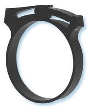 Black Nylon Hose Clamp for 1/2" ID Hose