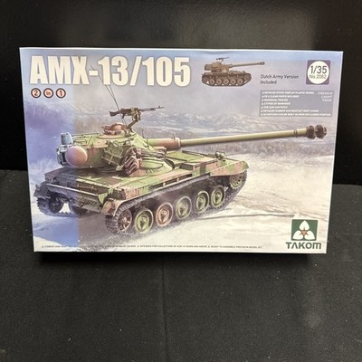 Takom 1/35 French Light Tank AMX-13/105 2 in 1 ,new Sealed 