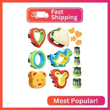 Sandwich Cutter and Sealer, Sandwich Cutter for Kids 5 PCS  BIG  , Decruster Sandw