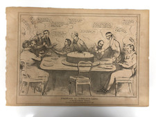 John Doyle Lithograph: DRAWING for TWELFTH CAKE A Hint to Cabinet Makers 1830