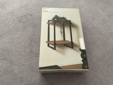 NEXT DARK BRONX 2 TIER 25CM WIDE SHELVING UNIT. BNIB.