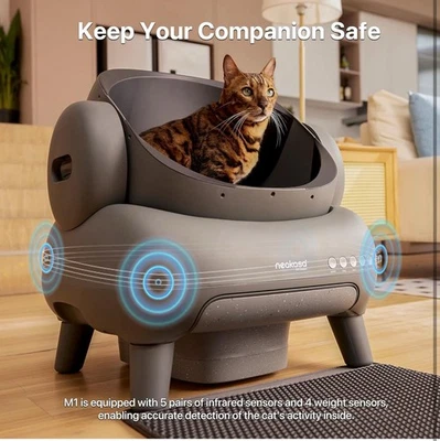 Neakasa M1 Open-Top Automatic Cat Litter tray.