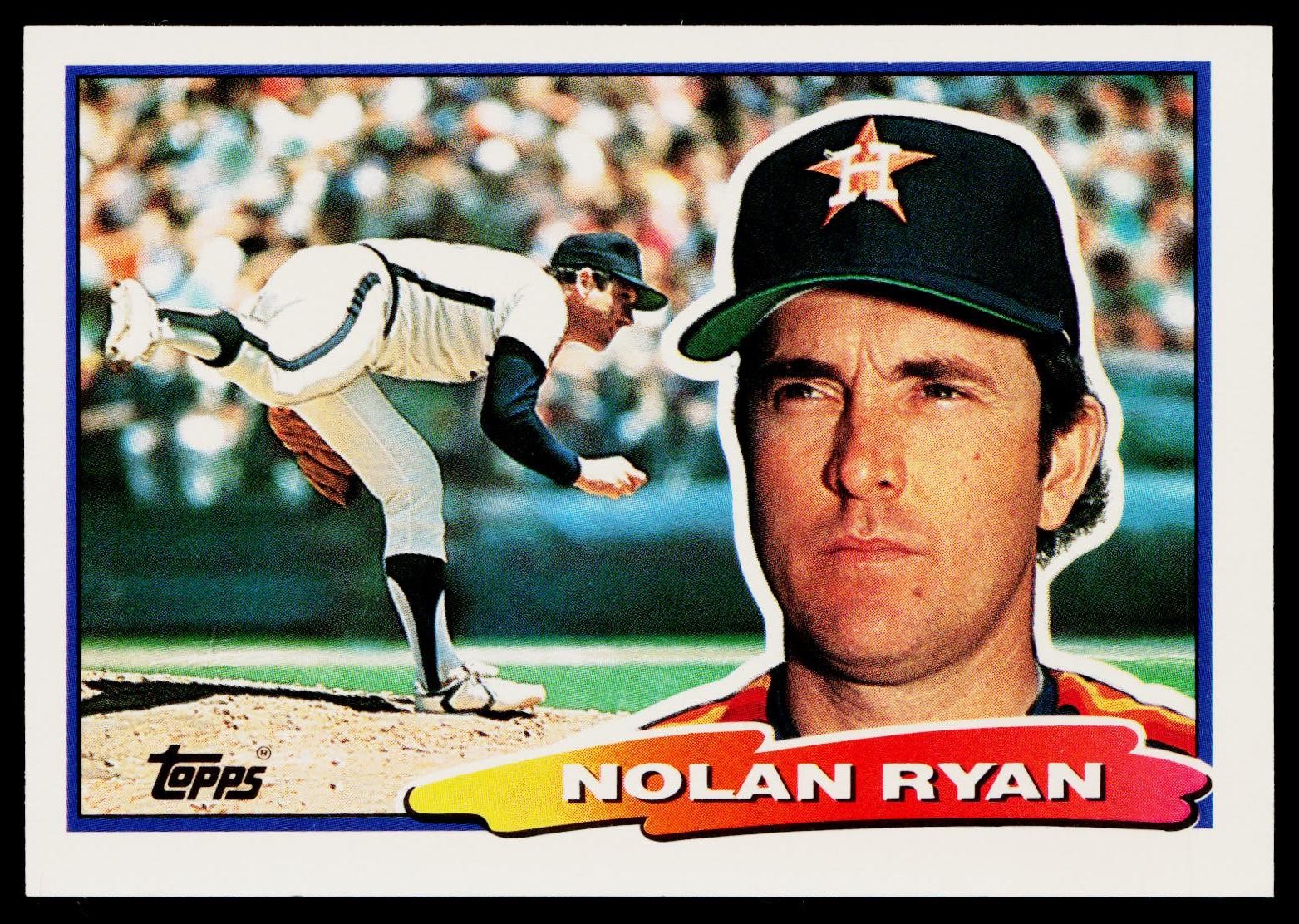 Nolan Ryan 1988 Topps Big #29 Houston Astros