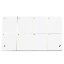 Weekly Planner Dry Erase Board for Desk,Acrylic Desktop Weekly Planner Whiteb...