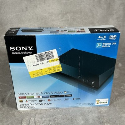 New Sony BDP-S3100 Blu-Ray Player / DVD Player Open Box NIB Tested