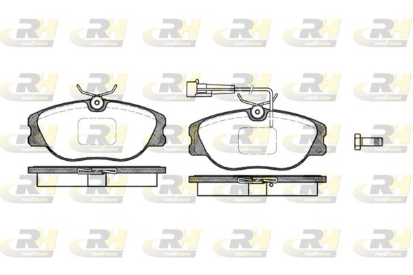 Roadhouse Bremsbelagsatz Scheibenbremse 2305.31 FüR Fiat Croma 2000 Turbo 154-image