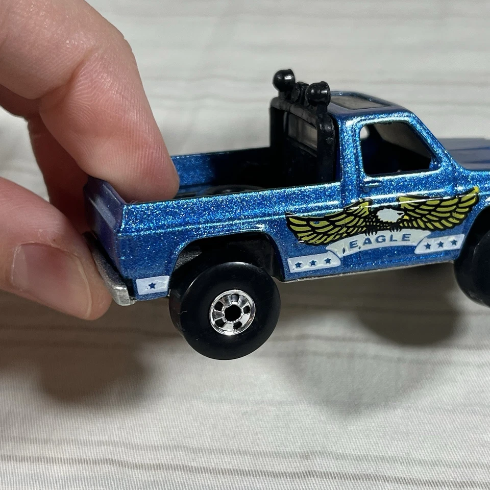 Camión Trailbusters 1982 Q1 COMO NUEVO De Colección Hot Wheels 1/64 Diecast Blue Bywayman Eagle Foto 3 de 4