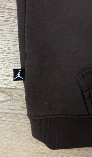 Vintage Air Jordan Full Zip Hoodie Boys Large (16-18) Brown Embroidered - Picture 5 of 16