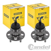 2X Moog RADLAGER-SATZ Radlagersatz Hinten Passend FüR Hyundai I10