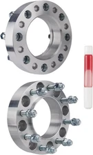 ZonCar Forged 8x6.5 1.5" Wheel Spacers Spacer Hub Centric 117mm Bore M14x1.5