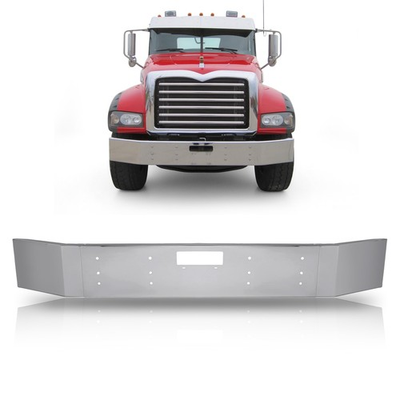 #ad Chrome Front Bumper with Center Tow Cut out For Mack Granite CTP CV GU $332.10