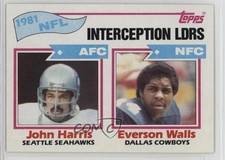 1982 Topps Interception Leaders John Harris Everson Walls #261 10ou