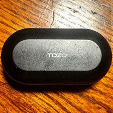 TOZO T10 True Wireless Bluetooth In-Ear Earbuds Mic USB-C Case Black 10mm