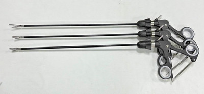 Laparoscopic Toothed Claw Grasper 2+3 Jaw Tenaculum Surgical Instruments set 3pc