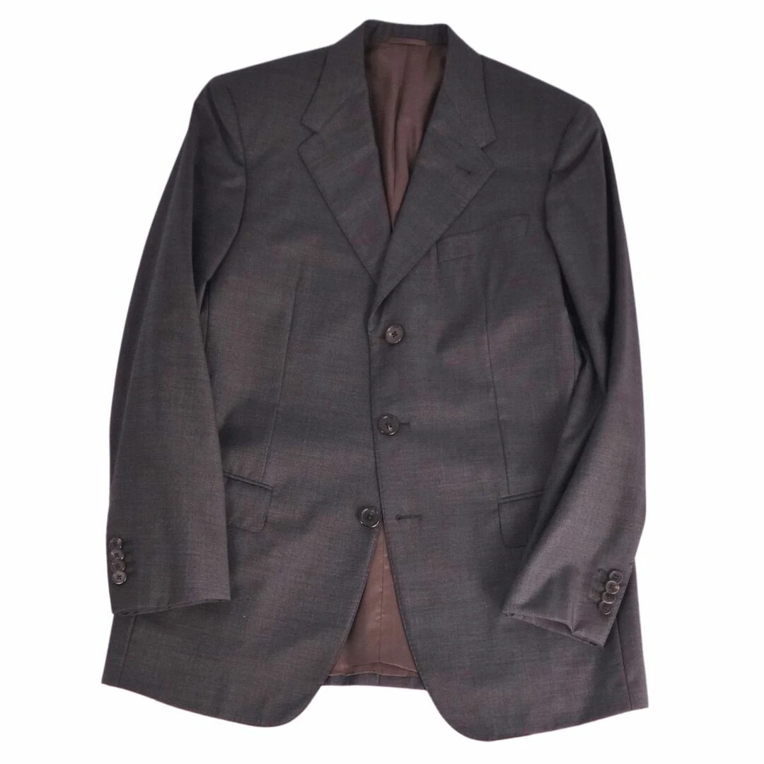 LOUIS VUITTON（LV） Louis Vuitton Setup Tuta Singola Lana Giacca Pantalone Uomo 48 (m) Scuro Usato0