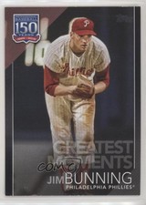 2019 Update 150 Years of Professional Baseball Black 91/299 Jim Bunning HOF 0l2