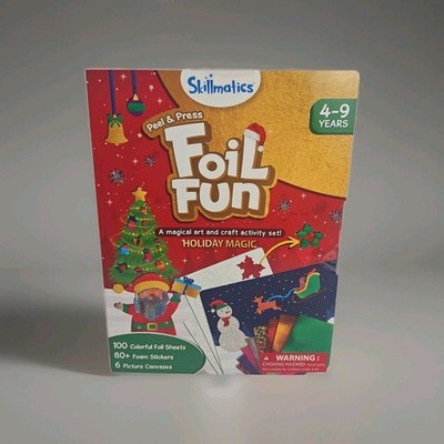 Skillmatics Peel And Press Foil Fun Holiday Magic Arts And Crafts Activity Set