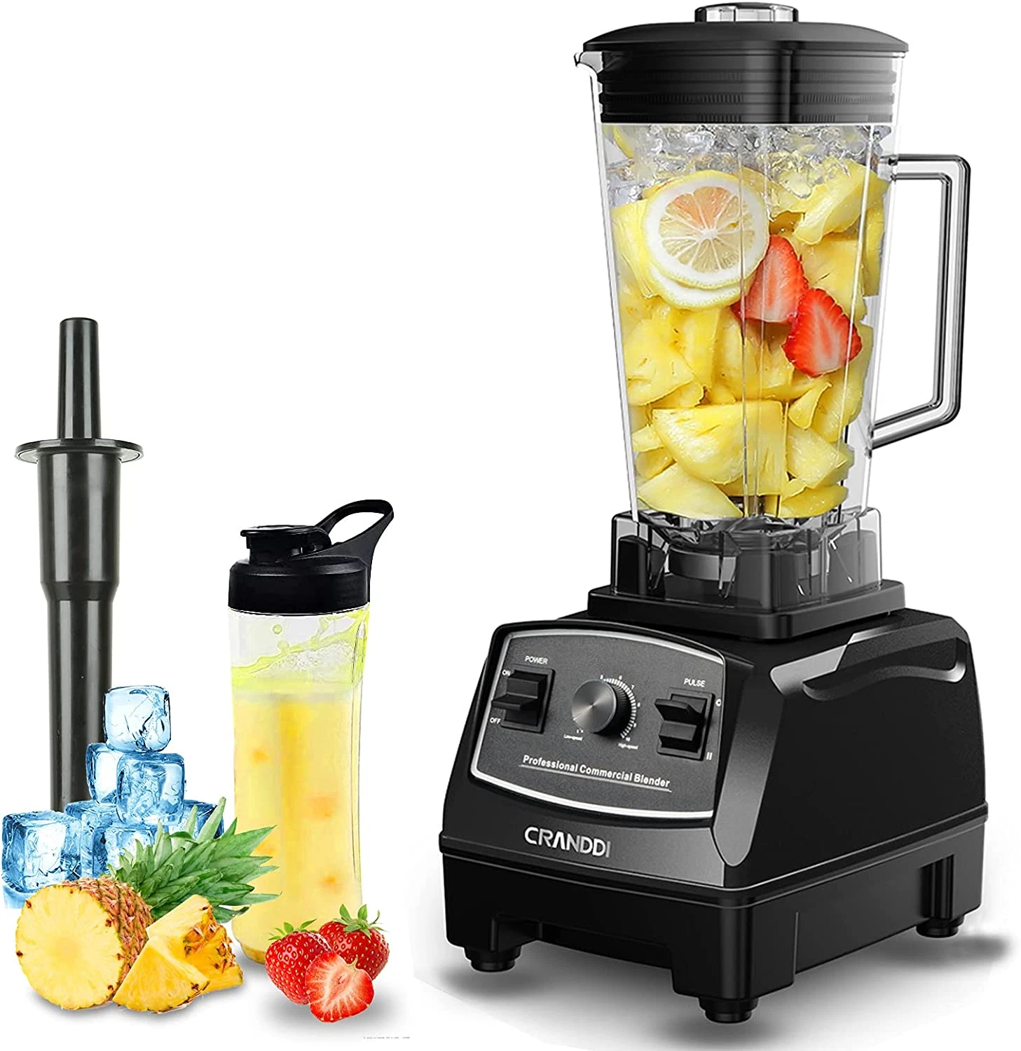 1500W Professional Blender - 70Oz, Self-Cleaning for Smoothies & Shakes