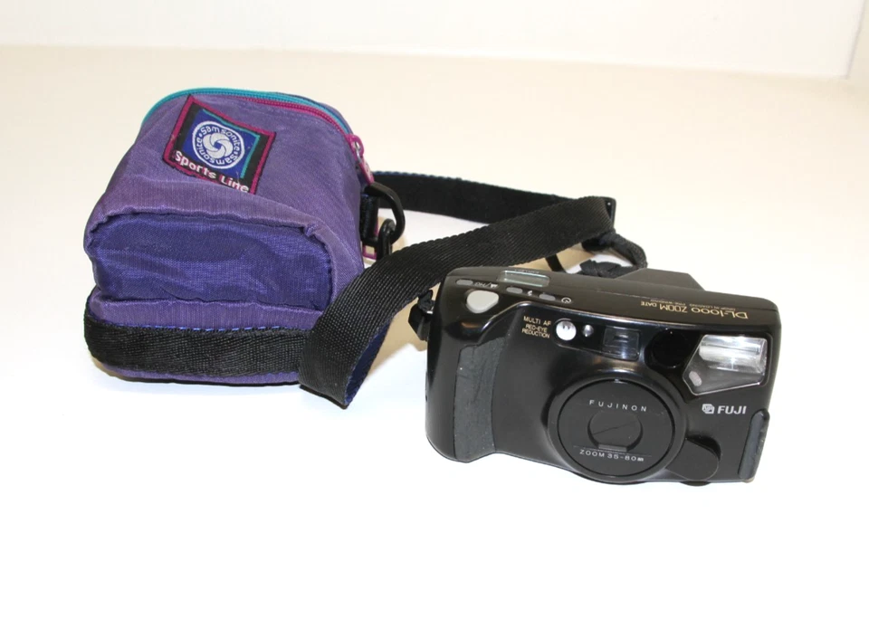 Kompaktkamera Fuji DL-1000 Zoom Date 35 mm Analog Point & Shoot (4034)