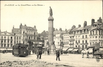 Ak Lille Nord, La Grand Place, La Deesse - 2899238