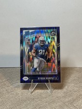 2024 Panini Donruss Optic - Rated Rookie Byron Murphy II #217 Purple Shock Prizm