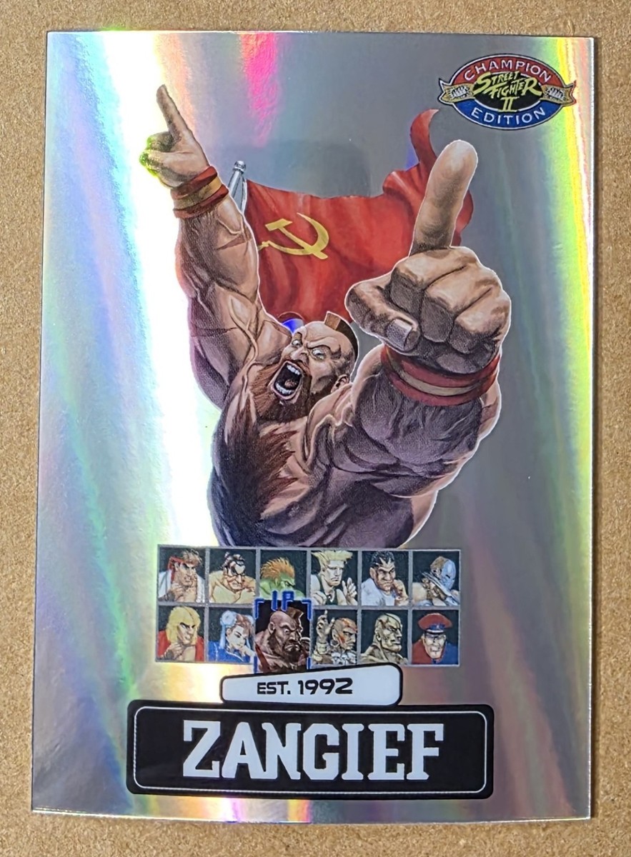 2025 PSA Magazine Zangief June Street Fighter II Promo Silver PSA