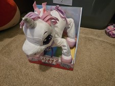 Peppy Pets Walking Unicorn White No Batteries Required Bouncing Pet Interactive