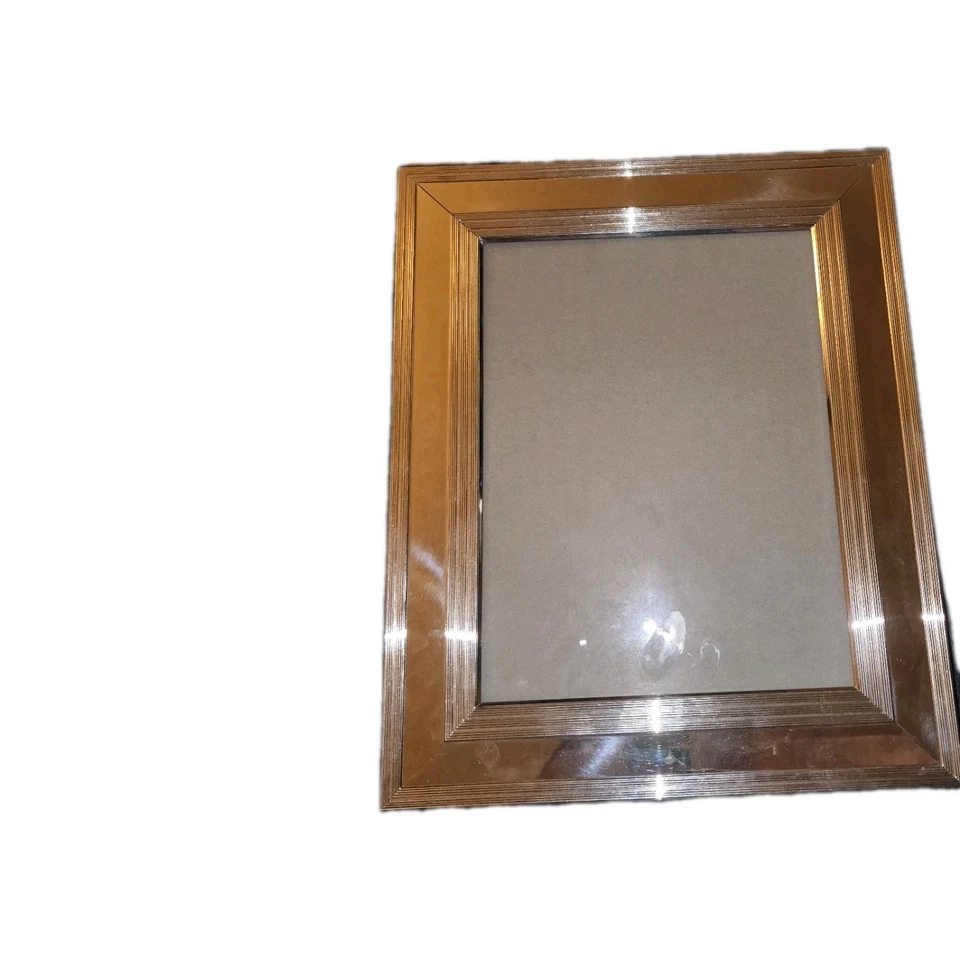 Christofle France Silver Plated Picture Frame 13" x 10.5 " wood back - Image 2 of 4