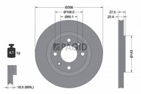 2X Bremsscheibe Pagid 52511NC FüR Peugeot 405 1 15B Partner GroßRaumlimousine 2