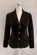 RALPH LAUREN Damen Vintage Cord Blazer braun US 8 (38)
