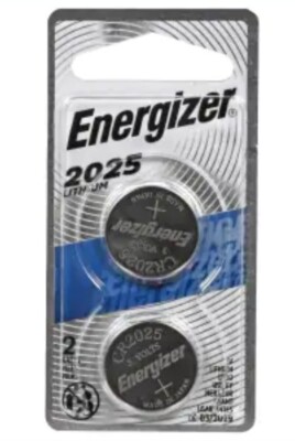 Energizer 2025 Lithium 3v Coin 24 Batteries 12 Pack 2025BP-2 Remote Key Exp2031 