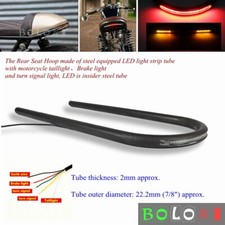 Aro de marco de bucle de asiento trasero de motocicleta de 7/8" para Honda Suzuki BMW Café Racer 550 mm