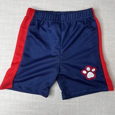Nickelodeon Paw Patrol Boy's Size 12M Shorts Blue Red Side Striped NWOT